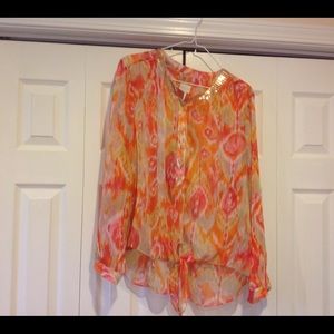 Chico's Ikat top size 2 (12)